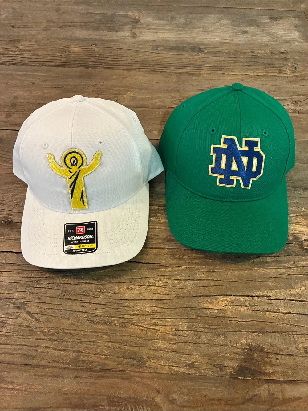 2 New Richardson Notre Dame hats